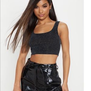 Glittery Crop Top